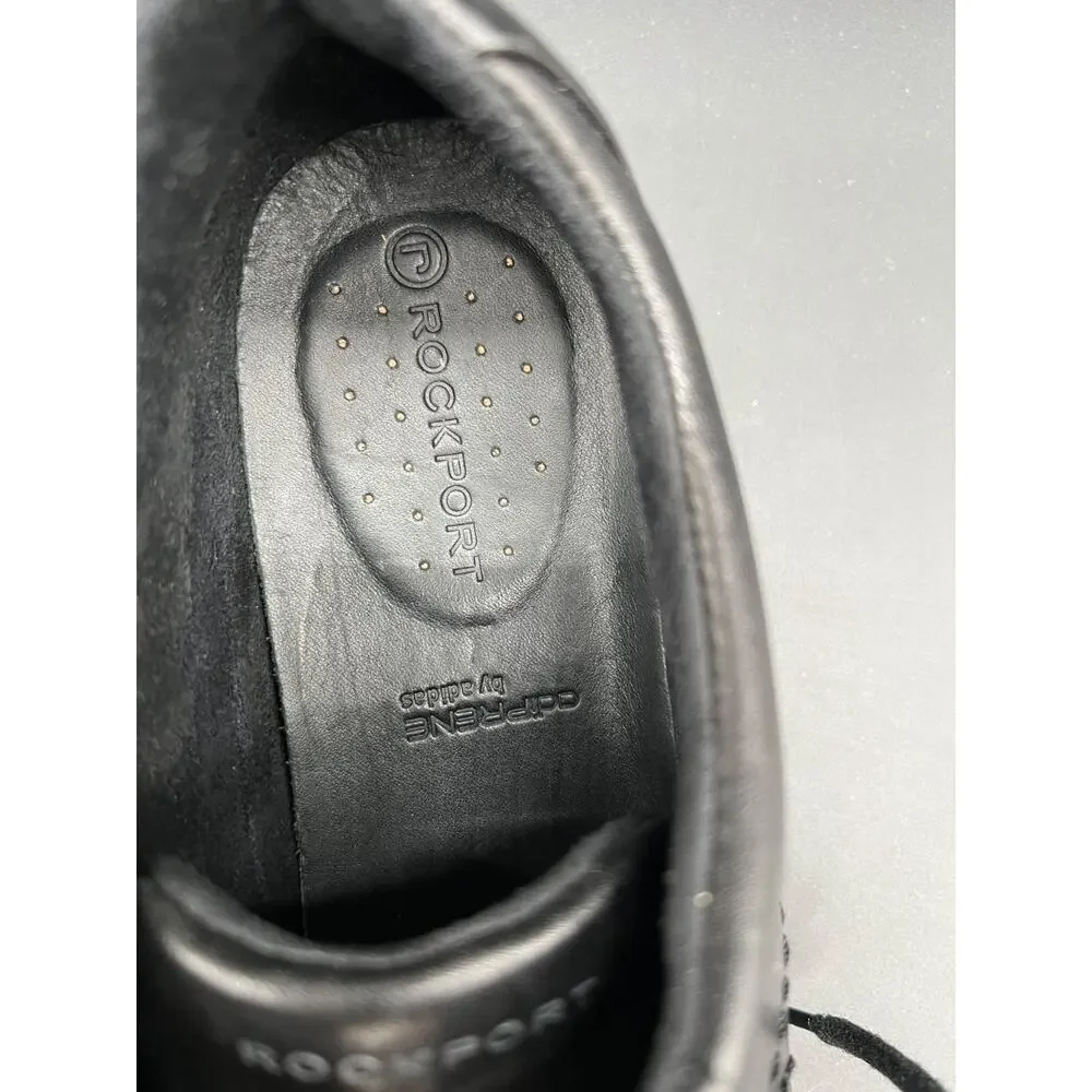 Rockport Womens APW31901 Size 9.5 Black Leather Lace Up #121